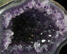Purple Amethyst Geode - Uruguay #30925-1